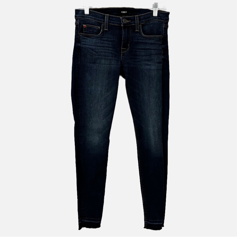 Hudson Krista Ankle Super Skinny Jeans Size 26 w/Raw Hem EUC
